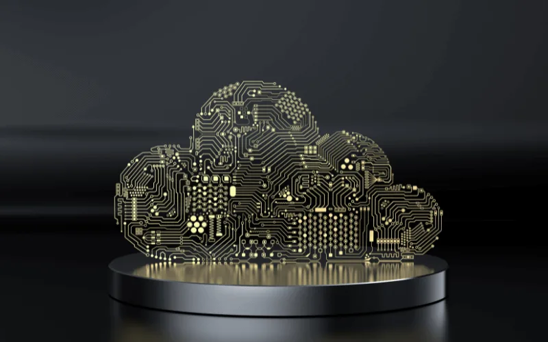 abstract image of cloud symbol